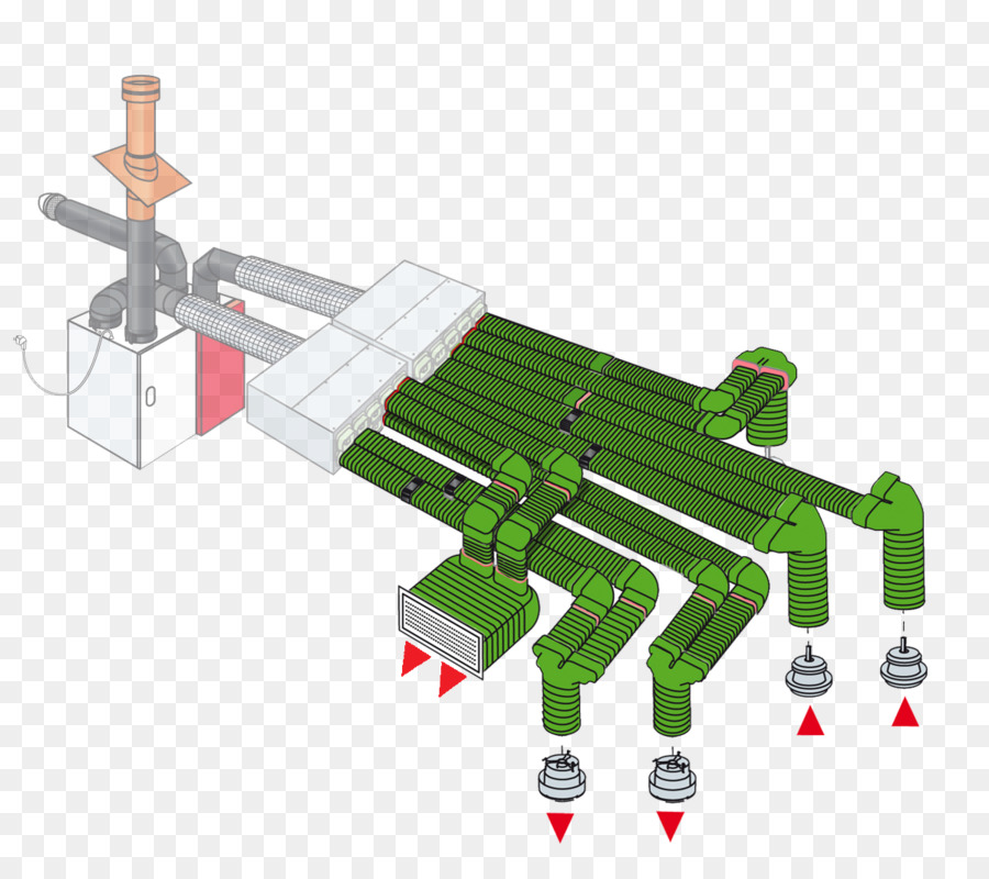 Sistema De Climatización，Conductos PNG