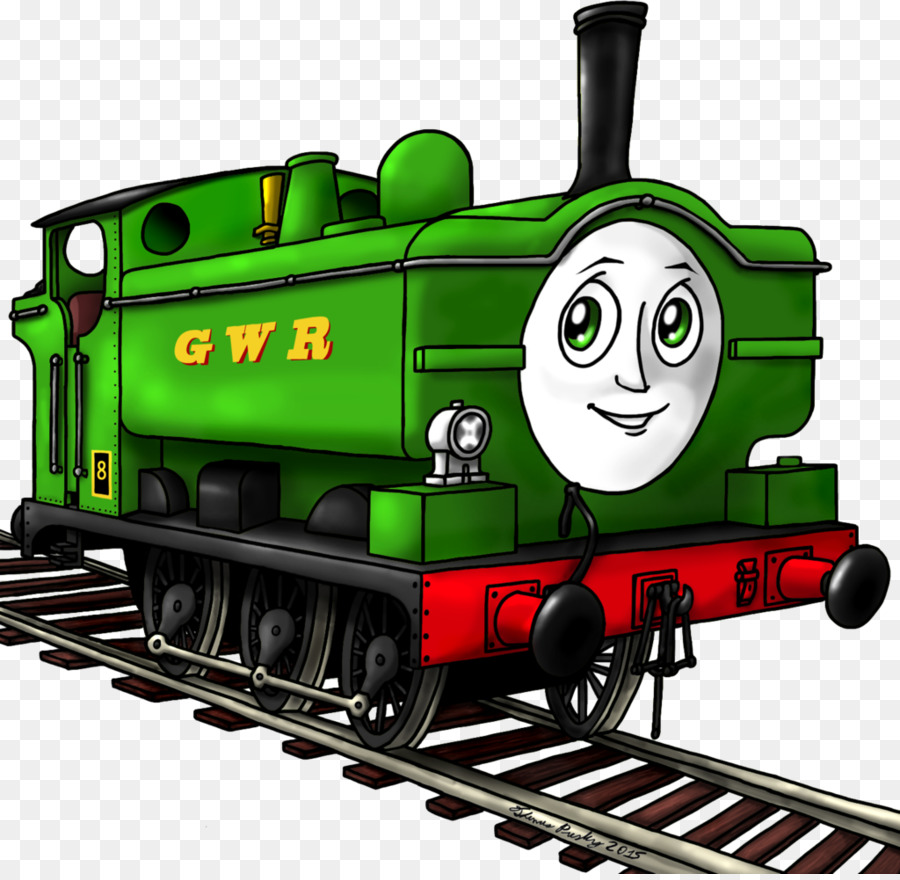 Tren De Dibujos Animados，Verde PNG