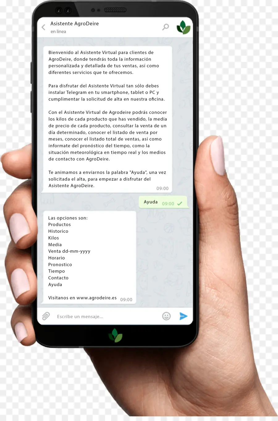 Teléfono Inteligente Con Chat，Mano PNG