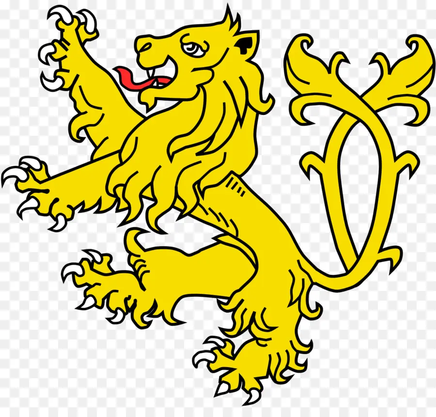 León Amarillo，Heráldica PNG