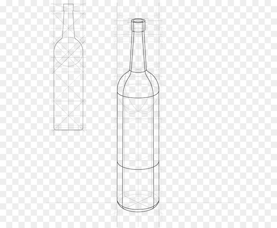 Botella De Vidrio，Dibujo PNG