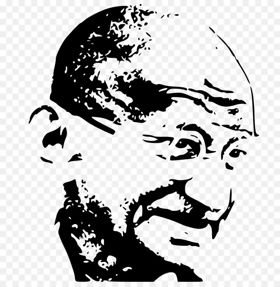 India，Mahatma Gandhi PNG