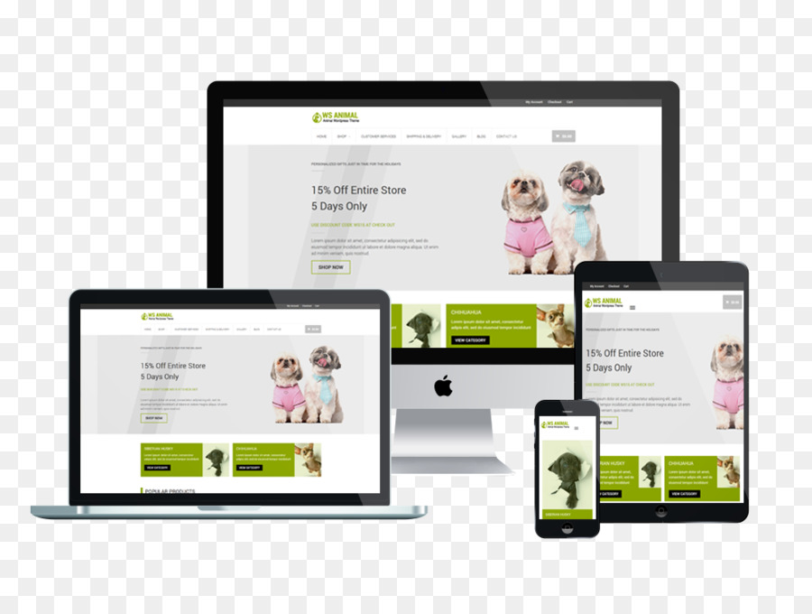 El Diseño Web Responsivo，Wordpress PNG