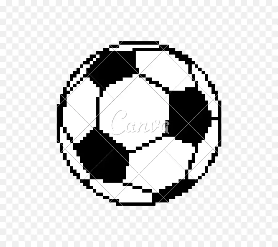 Balón De Fútbol De Píxeles，Fútbol PNG