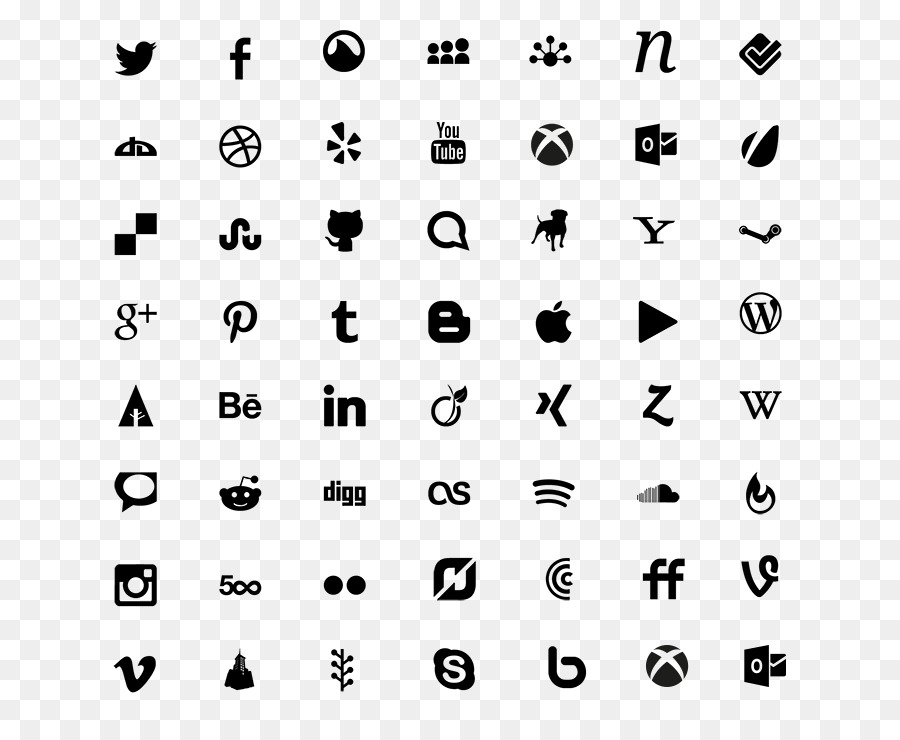 Iconos De Redes Sociales，Logotipos PNG