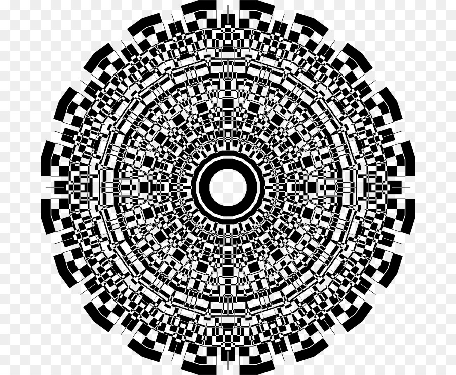 En Blanco Y Negro，Mandala PNG