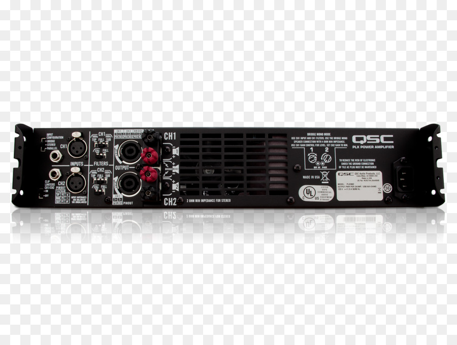 Qsc Audio Products，Amplificador De Potencia De Audio PNG