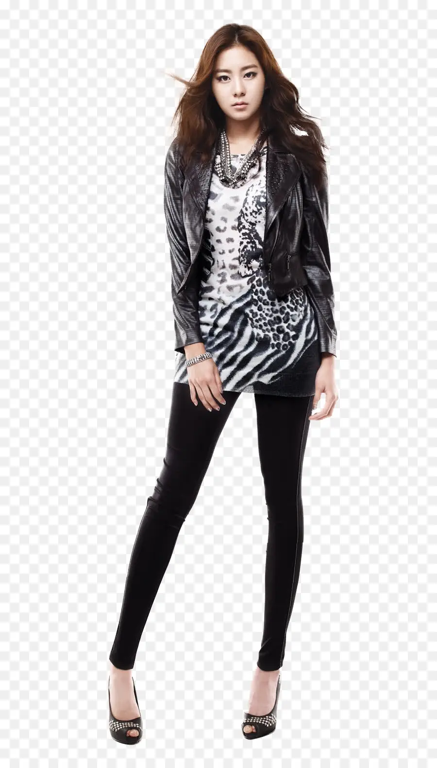 Modelo De Moda，Chaqueta PNG