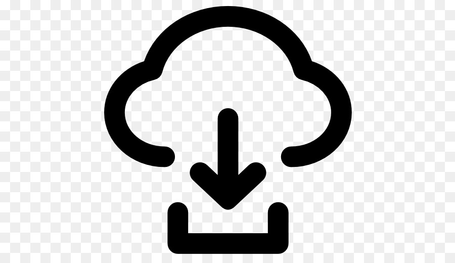 Icono De Descarga En La Nube，Nube PNG