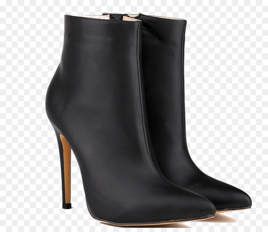 Botas De Tacón Alto，Negro PNG