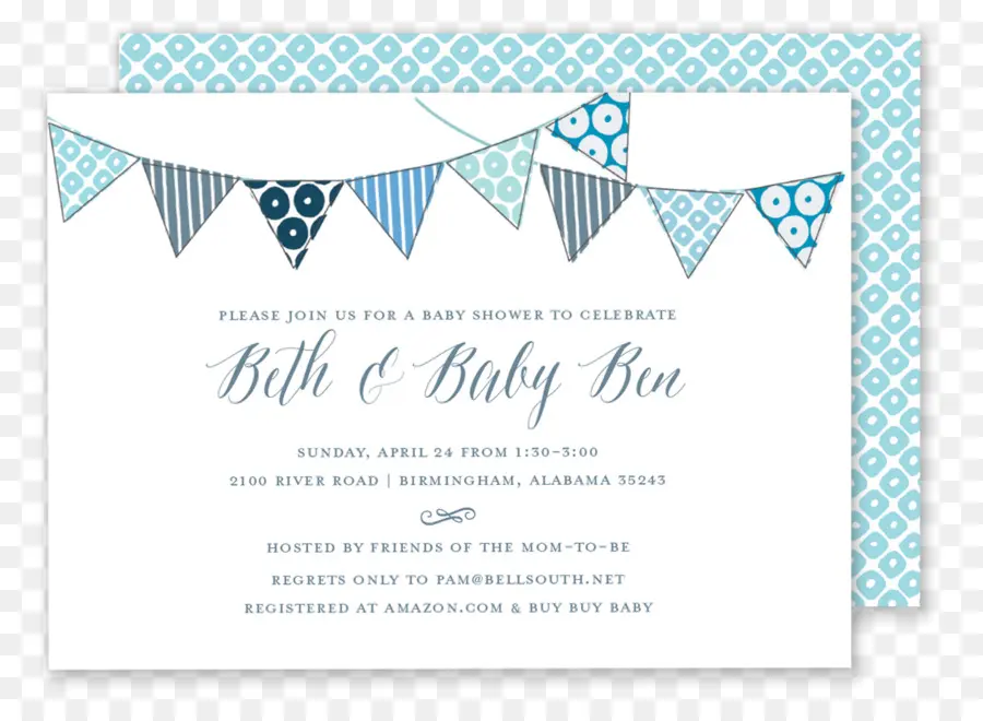 Invitación De Baby Shower，Pancartas PNG