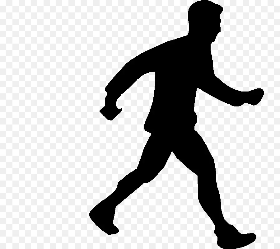 Silueta Corriendo，Correr PNG