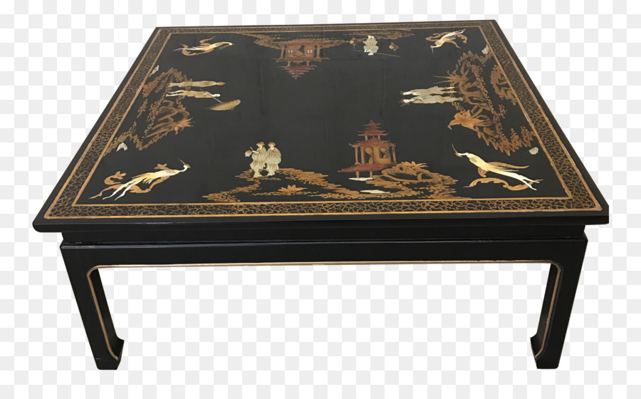 Mesa Lacada En Negro，Decorativo PNG