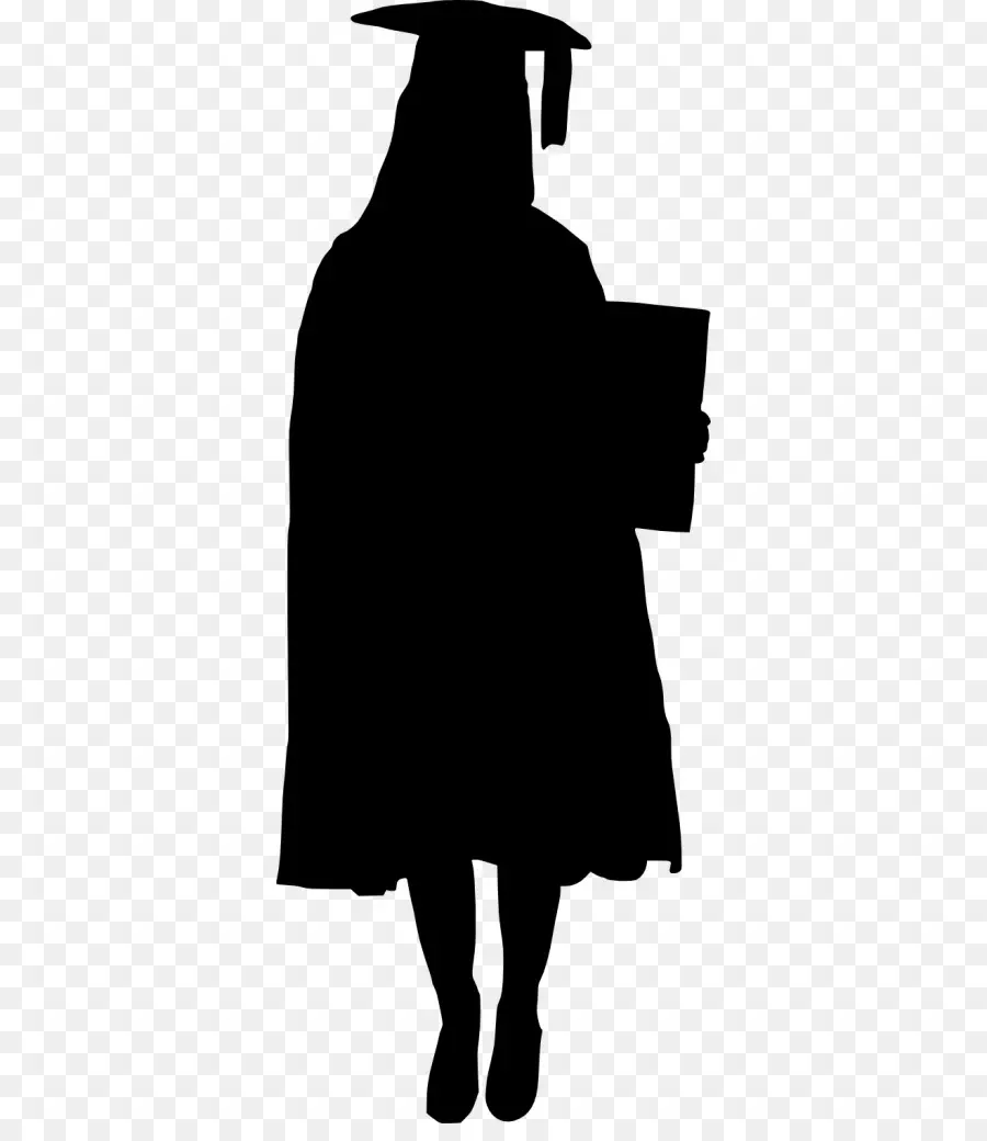 Graduado，Silueta PNG