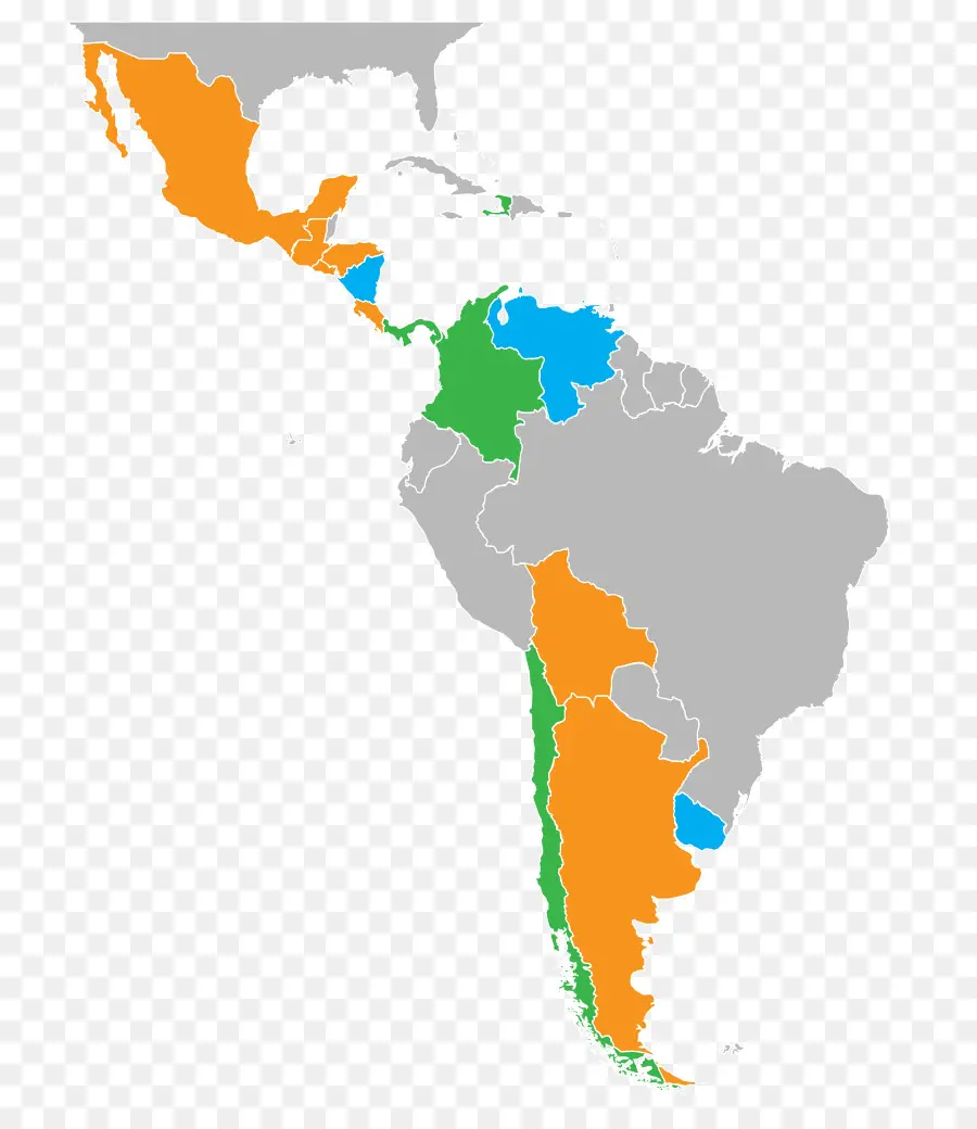 América Latina，América Del Sur PNG