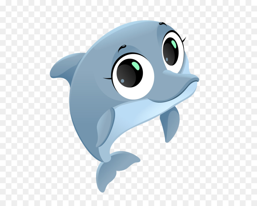 Ballena De Dibujos Animados，Azul PNG