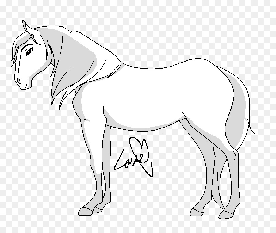 Caballo Blanco，Melena PNG