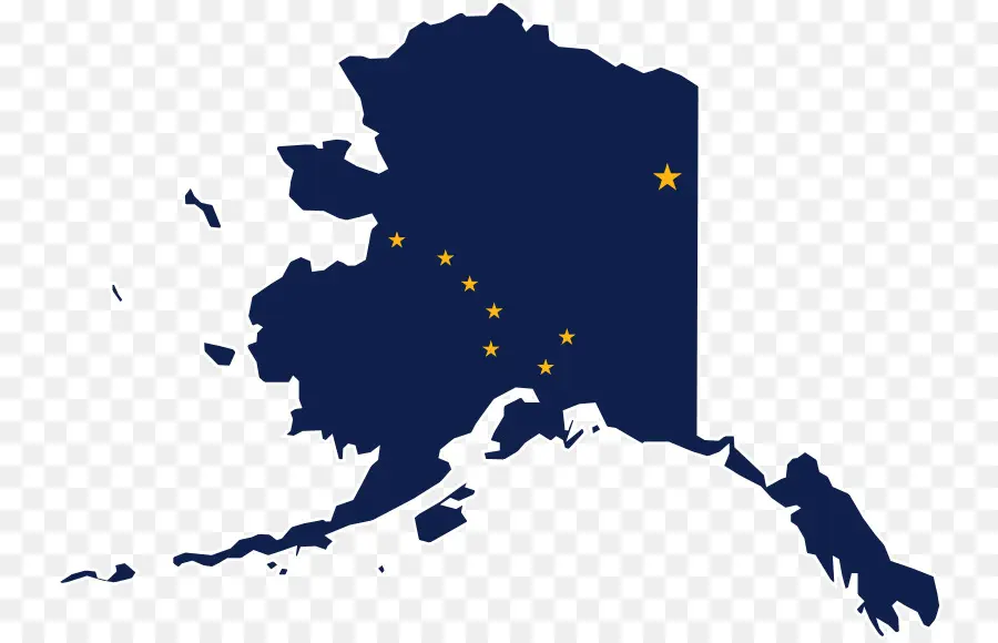 Mapa De Alaska，Estado PNG