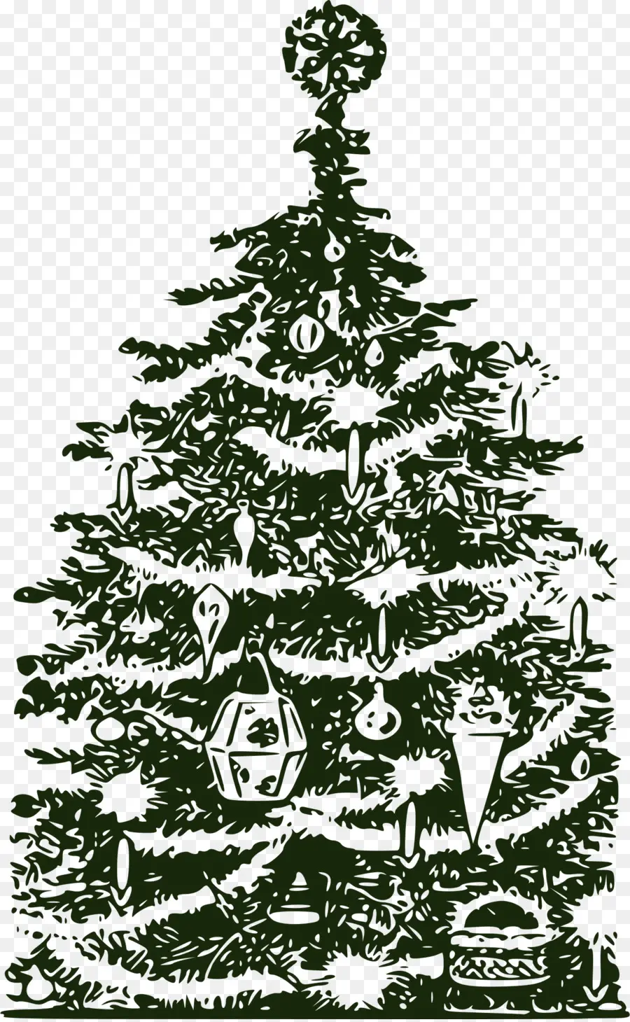 árbol De Navidad，Santa Claus PNG