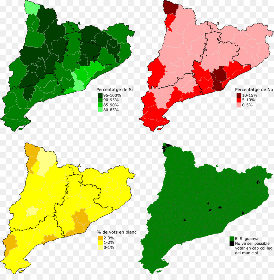 Cataluña，La Independencia De Cataluña Referéndum En 2017 PNG