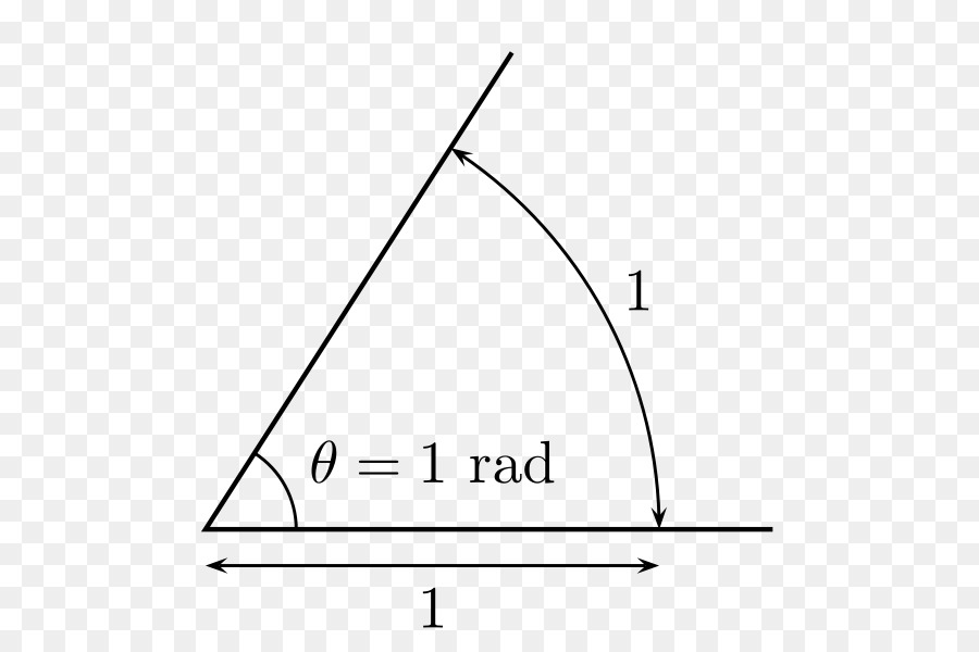 Diagrama De ángulo En Radianes，Ángulo PNG