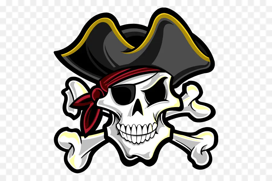 Calavera Pirata，Sombrero Pirata PNG