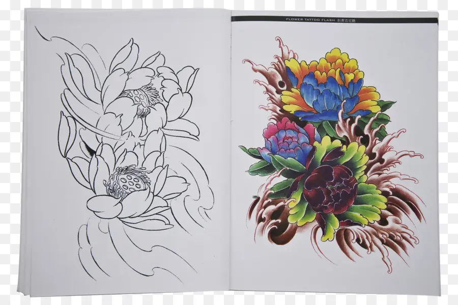 Dibujo De Flores，Bosquejo PNG