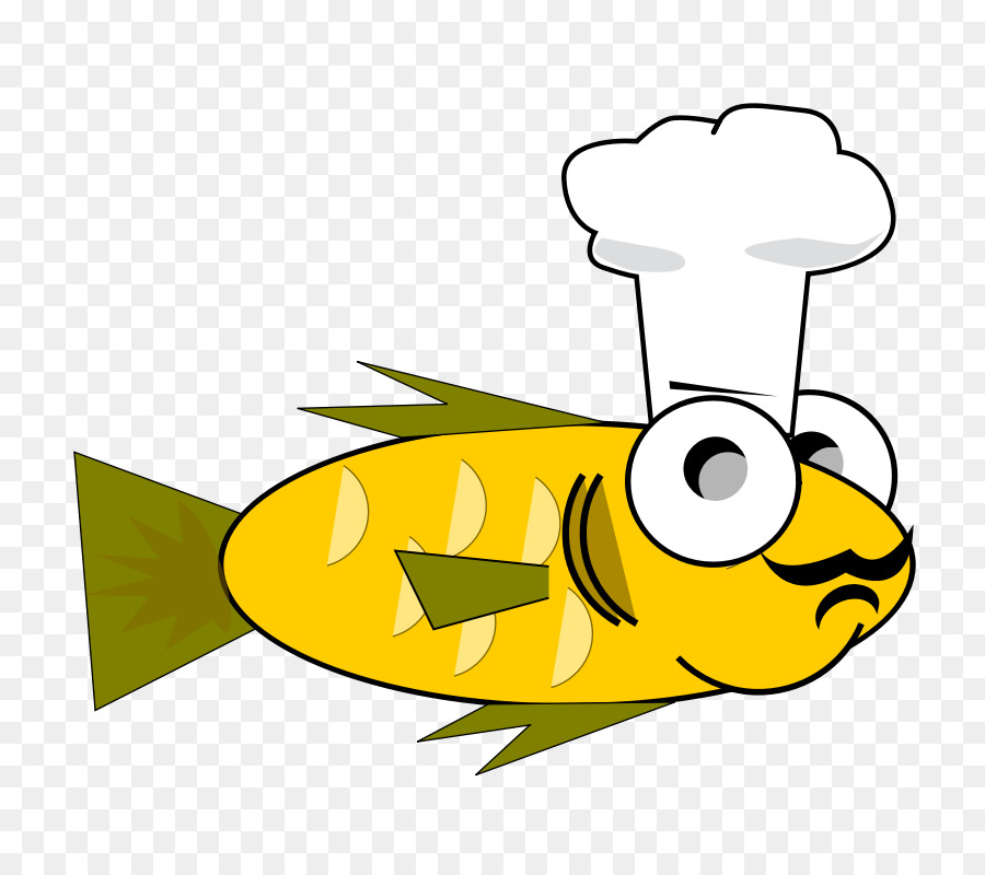 Pescado Con Gorro De Chef，Cocinando PNG