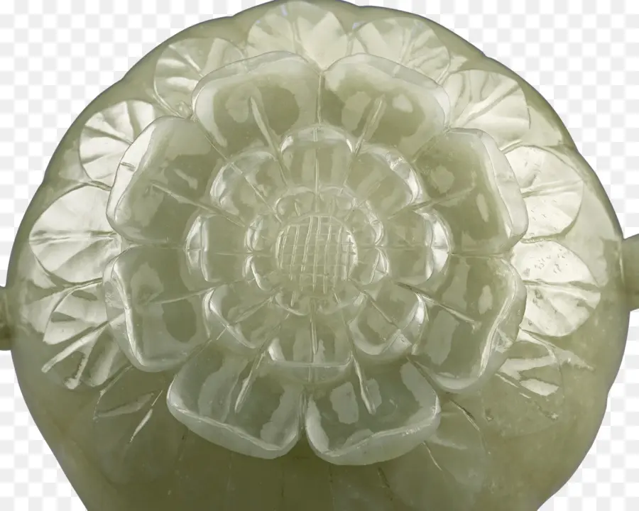 Talla De Flor De Jade，Escultura PNG