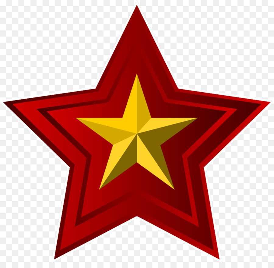 Estrella Roja Con Pájaro，Emblema PNG