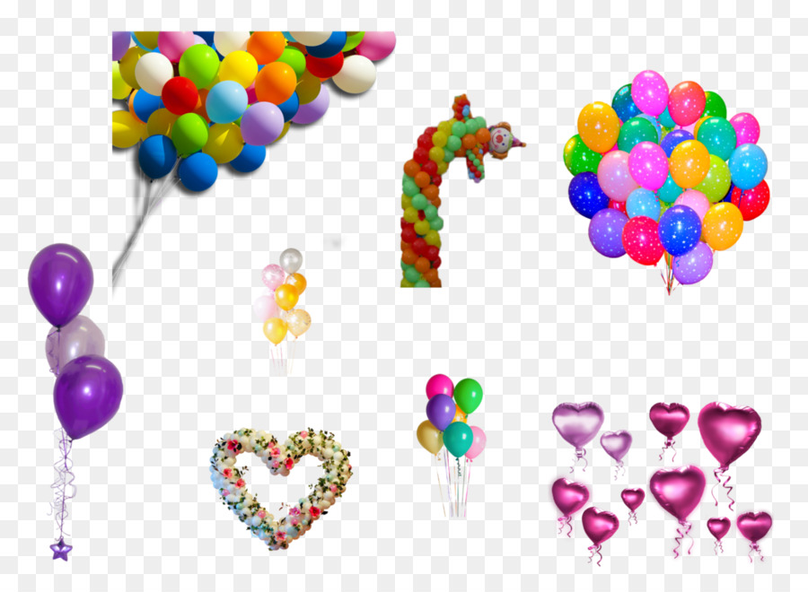 Globos De Colores，Fiesta PNG