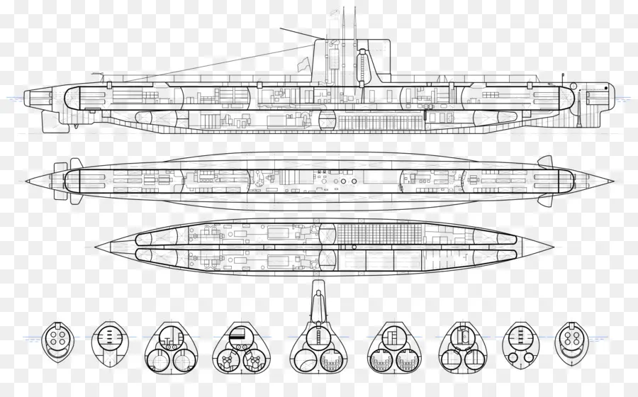 Uss Nautilus Ssn571，Submarino PNG