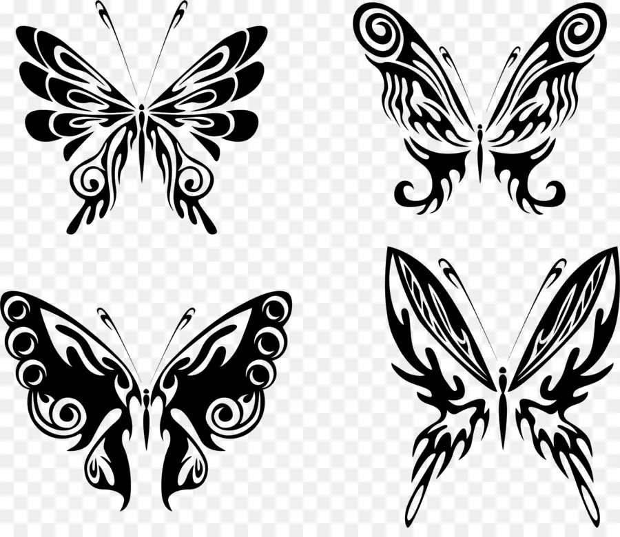 Mariposas Negras，Mariposas PNG