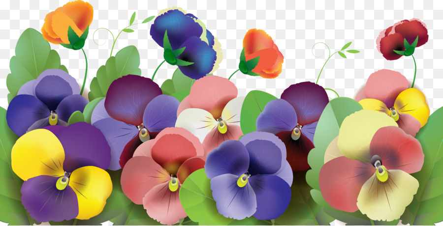 Pansy，Pintura PNG