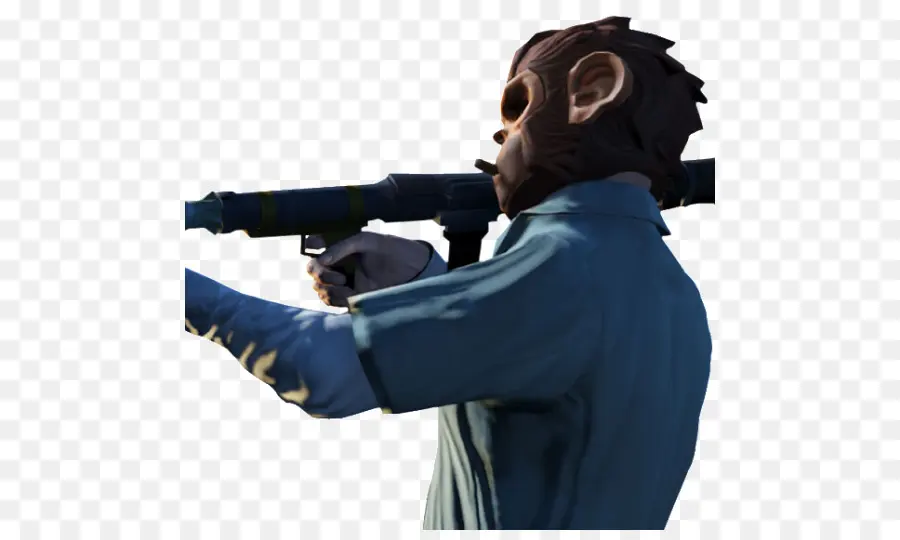 Mono Con Pistola，Arma PNG