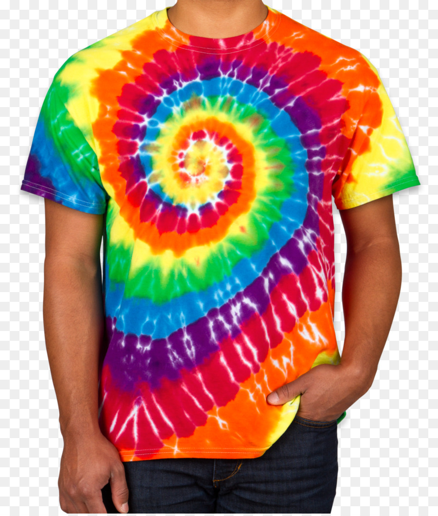 Camiseta，Tiedye PNG