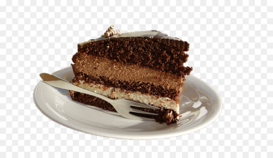 Pastel De Chocolate，Glaseado De Formación De Hielo PNG