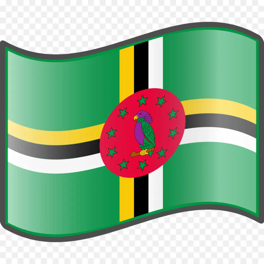 Bandera Dominica，Verde PNG