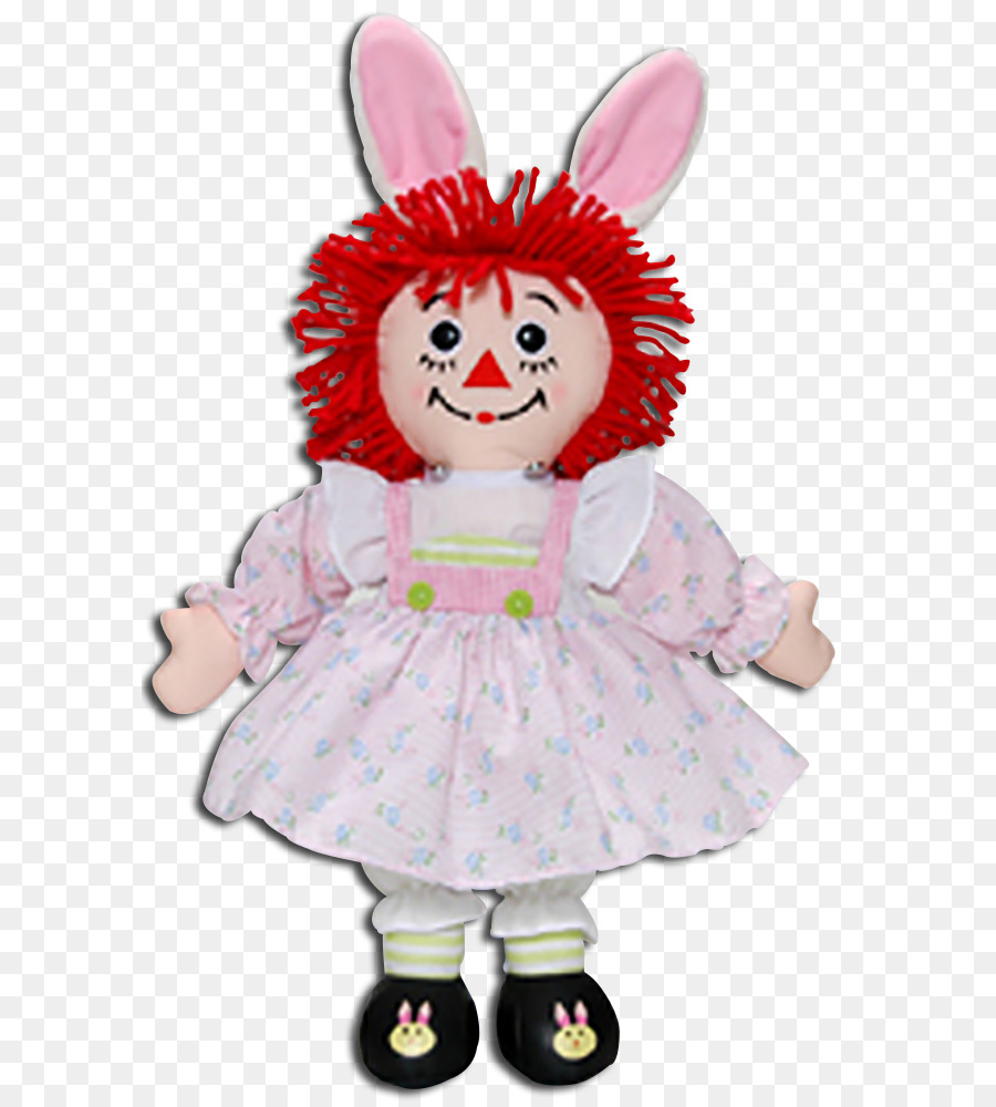 Raggedy Ann，Conejito De Pascua PNG