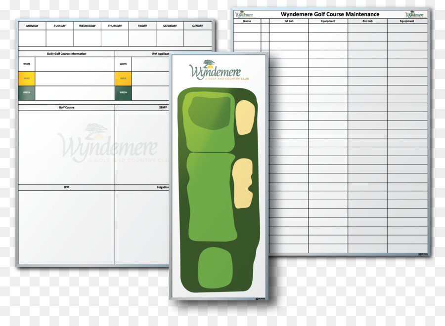 Dryerase Tablas，Campo De Golf PNG