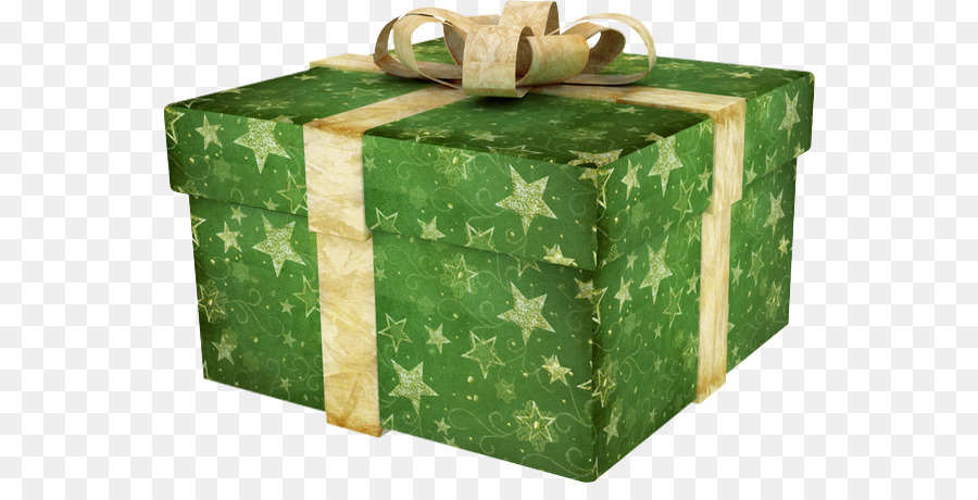 Caja De Regalo Verde，Presente PNG