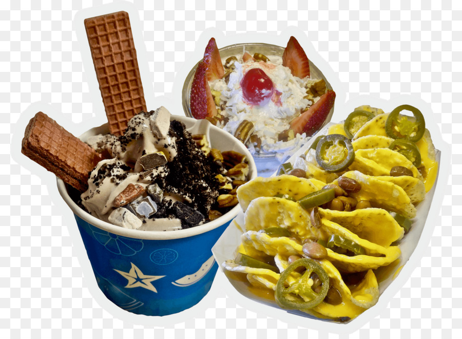 Cocina Vegetariana，Helado De Yogur PNG