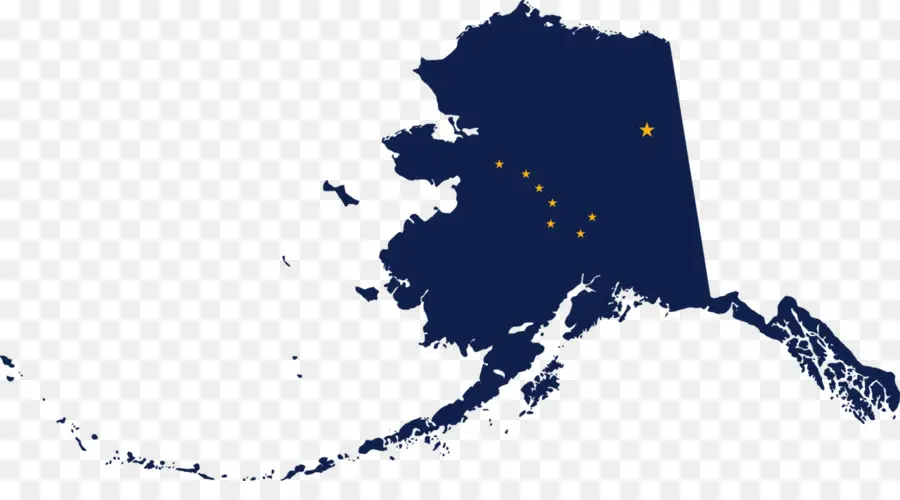 Mapa De Alaska，Estado PNG