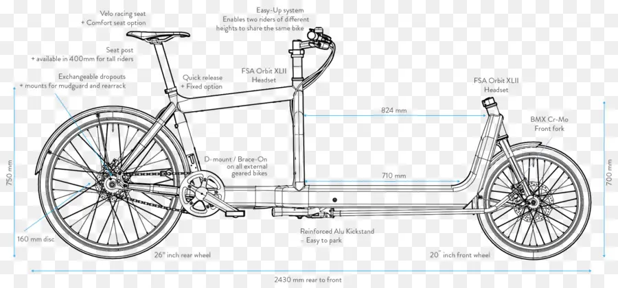 Bicicleta，Cianotipo PNG