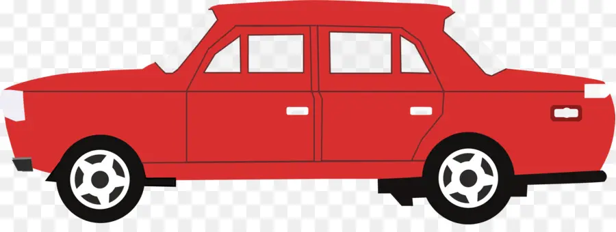 Coche Rojo，Automóvil PNG