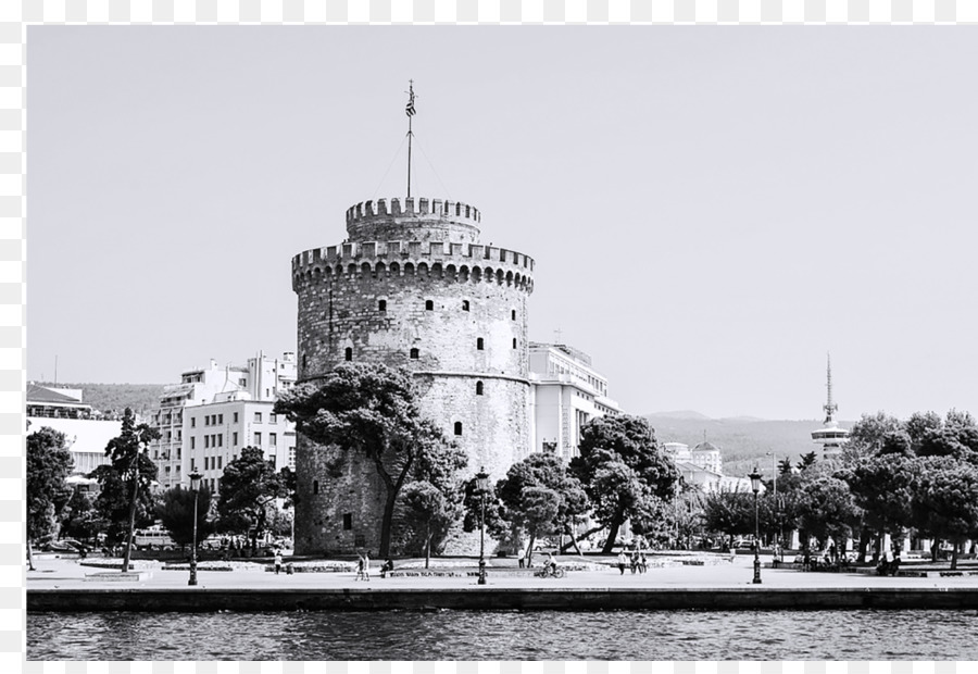 La Torre Blanca De Tesalónica，Atenas PNG