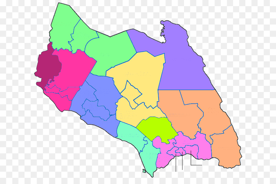 Mapa Colorido，Regiones PNG