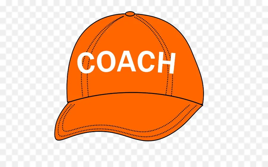 Gorro De Entrenador Naranja，Tapa PNG