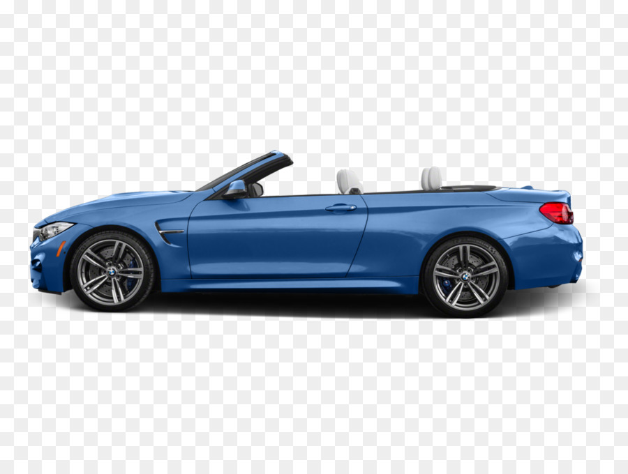 Coche Descapotable，Azul PNG