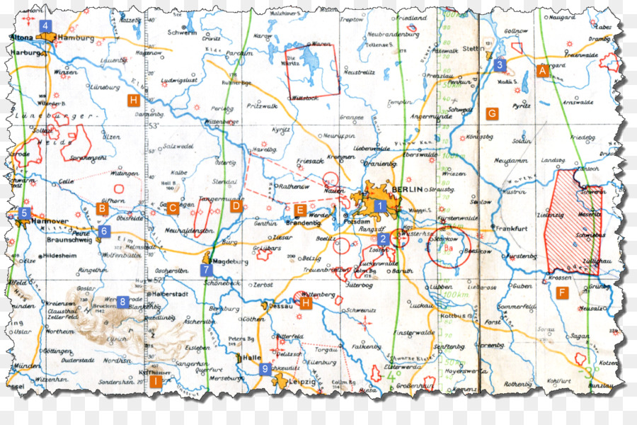 Mapa，De La Fuerza Aérea Alemana PNG
